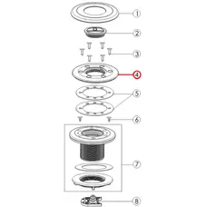 Фланець форсунки пилососної EM2836