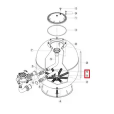 Колектор з коліном Hayward S360SLE (RRFI0016.04RRFD0310.72R)