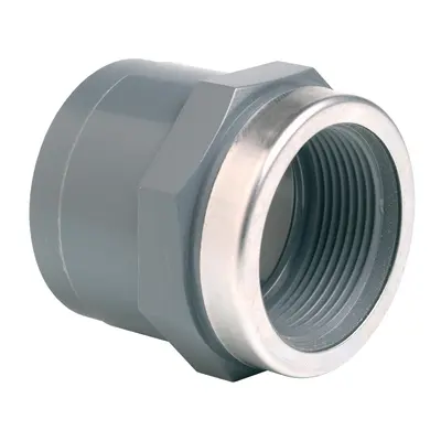 Муфта ПВХ Effast RGRMAR040E перехідна, з металічним кільцем d40x1-1/4"