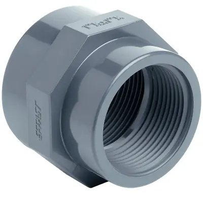 Муфта ПВХ Effast RERMRE032C редукційна, із внутрішньою різьбою d1"x3/4"