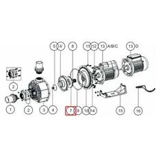 Крильчатка для насоса Emaux SB10/SR10 (1311004)