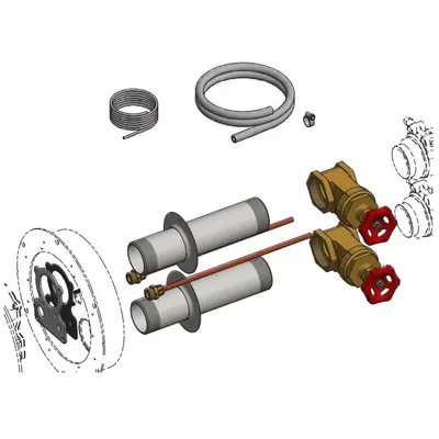 Комплект обв'язки протитечії Pahlen Jet Swim Motion, під бетон