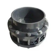 Зворотний клапан ПВХ Era міжфланцевий, з фланцями d200 мм