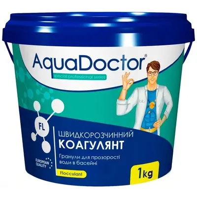 Коагулянт для басейну AquaDoctor FL 1 кг в гранулах