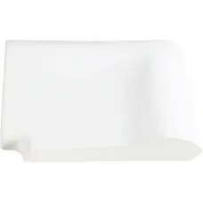 Кутовий копінговий камінь Aquazone зовнішній, 250x300x50-25 мм (білий)