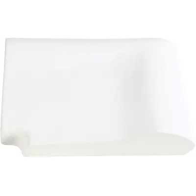 Кутовий копінговий камінь Aquazone зовнішній, 250x300x50-25 мм (білий)