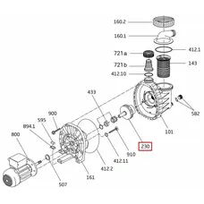 Крильчатка насоса Speck BADU MAGIC ІІ/11 (292.1623.046)