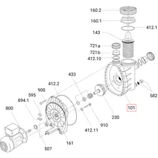 Корпус насоса для BADU Magic ІІ/11