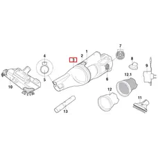 Насадка під щітку Kokido для пилососа Voltera EV35 (прозорий контейнер)