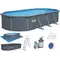 Збірний басейн Bestway Hydrium 561CW (732х366х132 см) з пісочним фільтром, драбиною та тентом