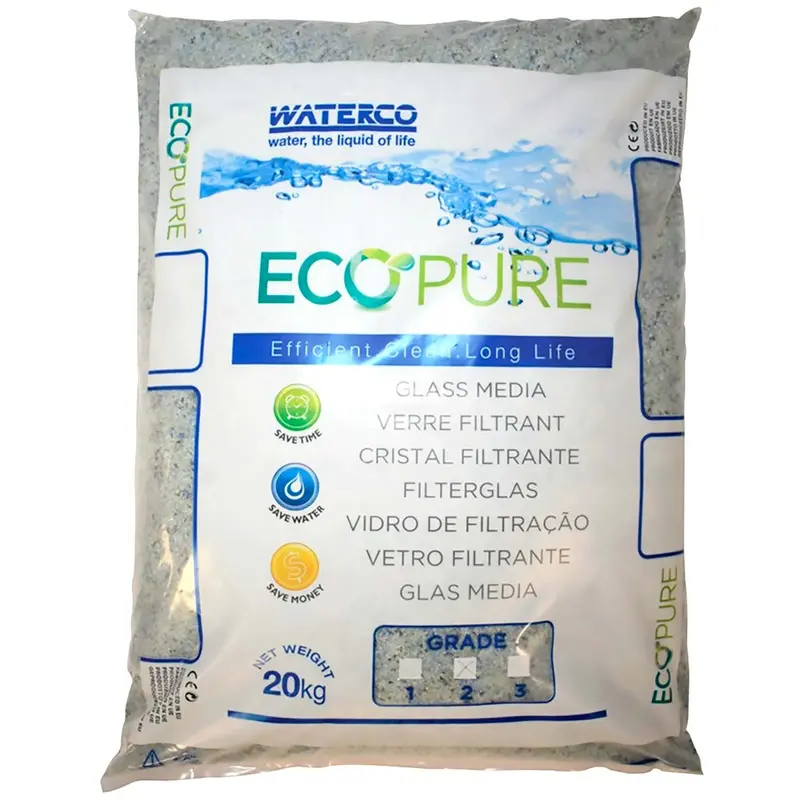 Пісок скляний Waterco EcoPure 1.0–3.0 мм (20 кг)