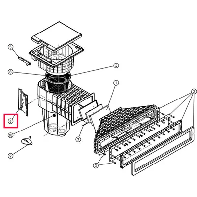 Тримач датчика X-Line для скімера Hayward X-Pro 600