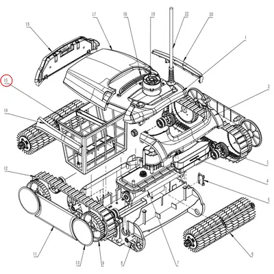 Кошик фільтра для робота-пилососа Wybotics WY350 (B.WY310.01.004)