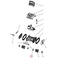 Шестерня 2 для валика для робота-пилососа Wybotics C1 (S.3172.08.007)