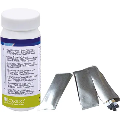 Тест-смужки для контролю води в басейні Kokido TK31CBX 6-в-1