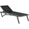 Шезлонг Aquajoy Pacific, темно-сірий із чорним