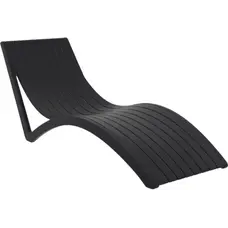 Шезлонг Aquajoy Slim, чорний