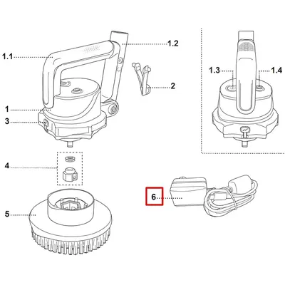 Зарядний пристрій Kokido USB Type-C для Telsa SCRUBBY