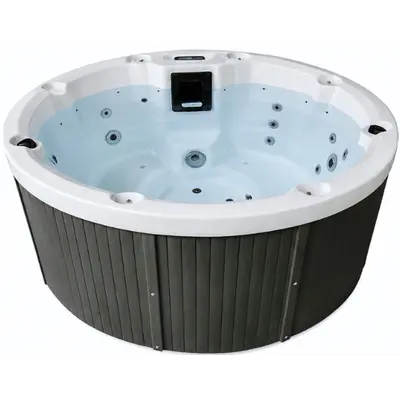 СПА-басейн Aquajoy Lagoon Air (195х82 см), Сріблясто-білий мармур
