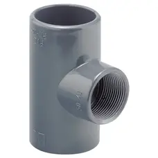 Трійник перехідний 90° ПВХ Hidroten 1002230, BP, d25 мм, 1/2"
