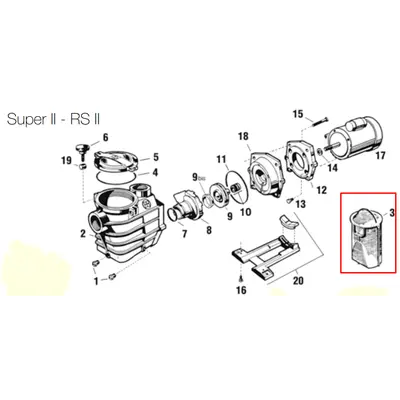 Кошик префільтра насоса Hayward RS II (SPX3000M)