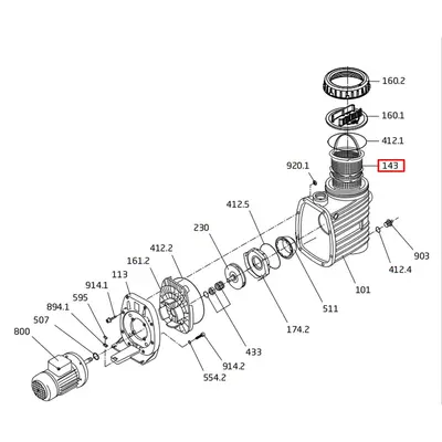 Кошик префільтра Speck BADU ТОР ІІ (292.0314.300)