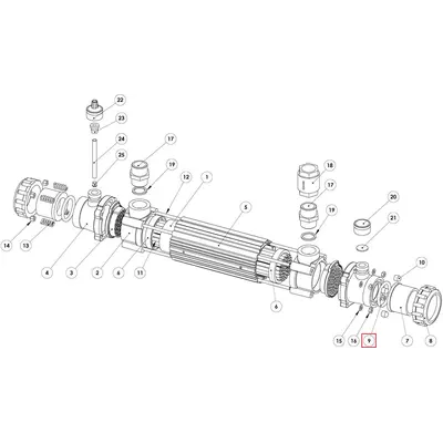 Ущільнювальне кільце теплообмінника Elecro SP-119-ORS