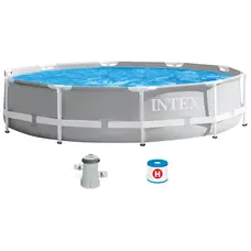 Каркасний басейн Intex 26702 Premium (305х76 см) з картриджним фільтром
