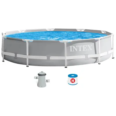 Каркасний басейн Intex 26702 Premium (305х76 см) з картриджним фільтром