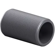 Ніпель ПВХ Effast RERBNE063G різьбовий суцільний, d2"