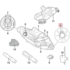 Заслінка клапана зливу води Kokido для пилососа Voltera 25 EV25CBX/EU (EV25ASM03)