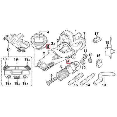 Ніша під картридж Kokido для пилососа Voltera EV60 (EV60ASM02)