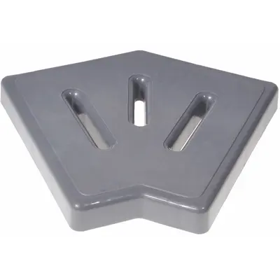 Кутовий елемент Aquaviva KP HKE24-G для переливної решітки 45° 195х25 мм