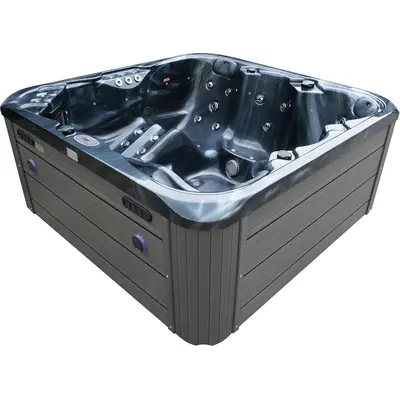 СПА-басейн Aquajoy Riviera (200х200х90 см), темний опал, з динаміками та LED-підсвічуванням