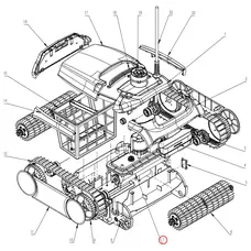 Комплект приводного механізму для робота-пилососа Wybotics WY350 (B.WY360.02.001)