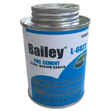 Клей для труб ПВХ Bailey L-6023 237 мл, прозорий