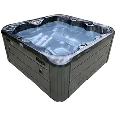 СПА-басейн Aquajoy Riviera (200х200х90 см), темний опал, з динаміками та LED-підсвічуванням