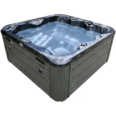 СПА-басейн Aquajoy Riviera (200х200х90 см), темний опал, з динаміками та LED-підсвічуванням