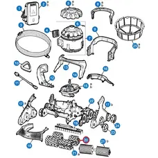 Гумові валики для середньої частини пилососа Hayward Aquavac 600/650 2 шт.