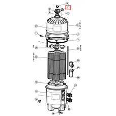 Манометр для фільтрів Hayward SwimClear (ECX2712B1)