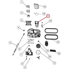 Кошик фільтра для робота-пилососа Fairland X30-X80, (без верхньої кришки)