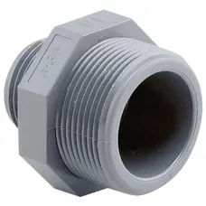 Ніпель перехідний ПВХ Hidroten 1002447, НР-НР, d3/4"-1/2"