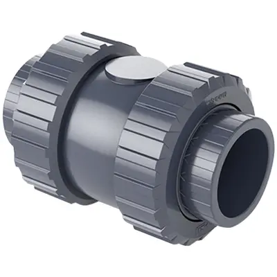 Зворотний клапан ПВХ Hidroten 1016002 пружинний, з ущільненням EPDM, d25 мм