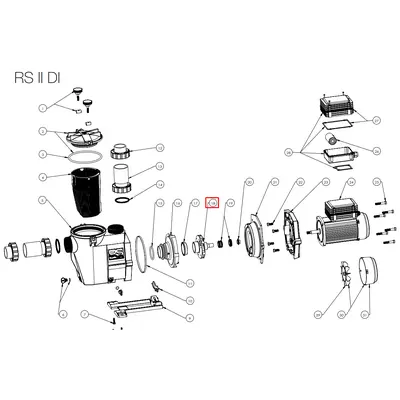 Крильчатка насоса Hayward RS3008 0.75 HP (SPX3008CE)