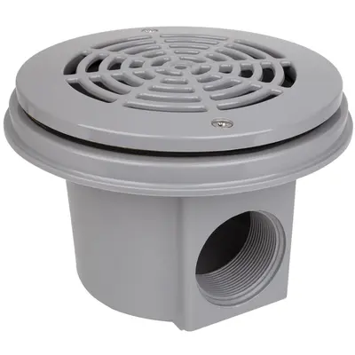 Злив донний Hayward 3253LGPAK2 2 "під лайнер (компл. 2 шт), світло-сірий