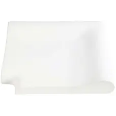 Кутовий копінговий камінь Aquazone зовнішній, 320x400x50-25 мм (білий)