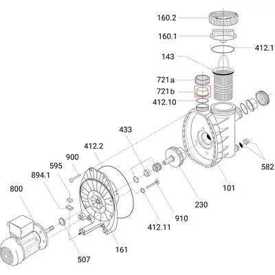 З'єднувальна муфта насосу Speck BADU MAGIC (292.1672.105)