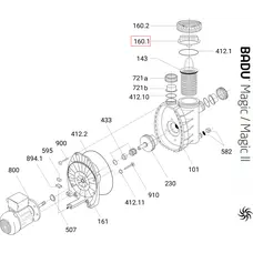 Кришка префільтра Speck BADU MAGIC (292.1616.010)