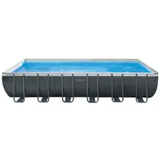 Каркасний басейн Intex 26368 ULTRA XTR (732х366х132 см) з пісочним фільтром, драбиною та тентом