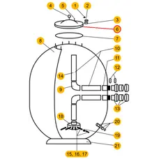 Кришка фільтра Aquaviva AP 1050-2000 мм